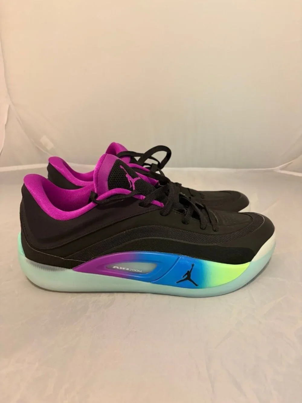 Air Jordan Zion 4 Noah Black purple basketball mens shoes size 10 FB1802 401
